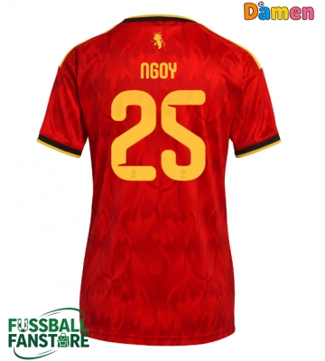 Belgien Nathan Ngoy #25 Replik Heimtrikot Damen WM 2026 Kurzarm